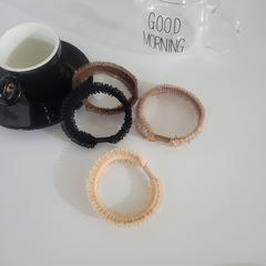 New Korean Fashion Embroidered Hair Tie, Trendy Ponytail Hairband, Versatile Headband, Elegant Retro Hair Accessory