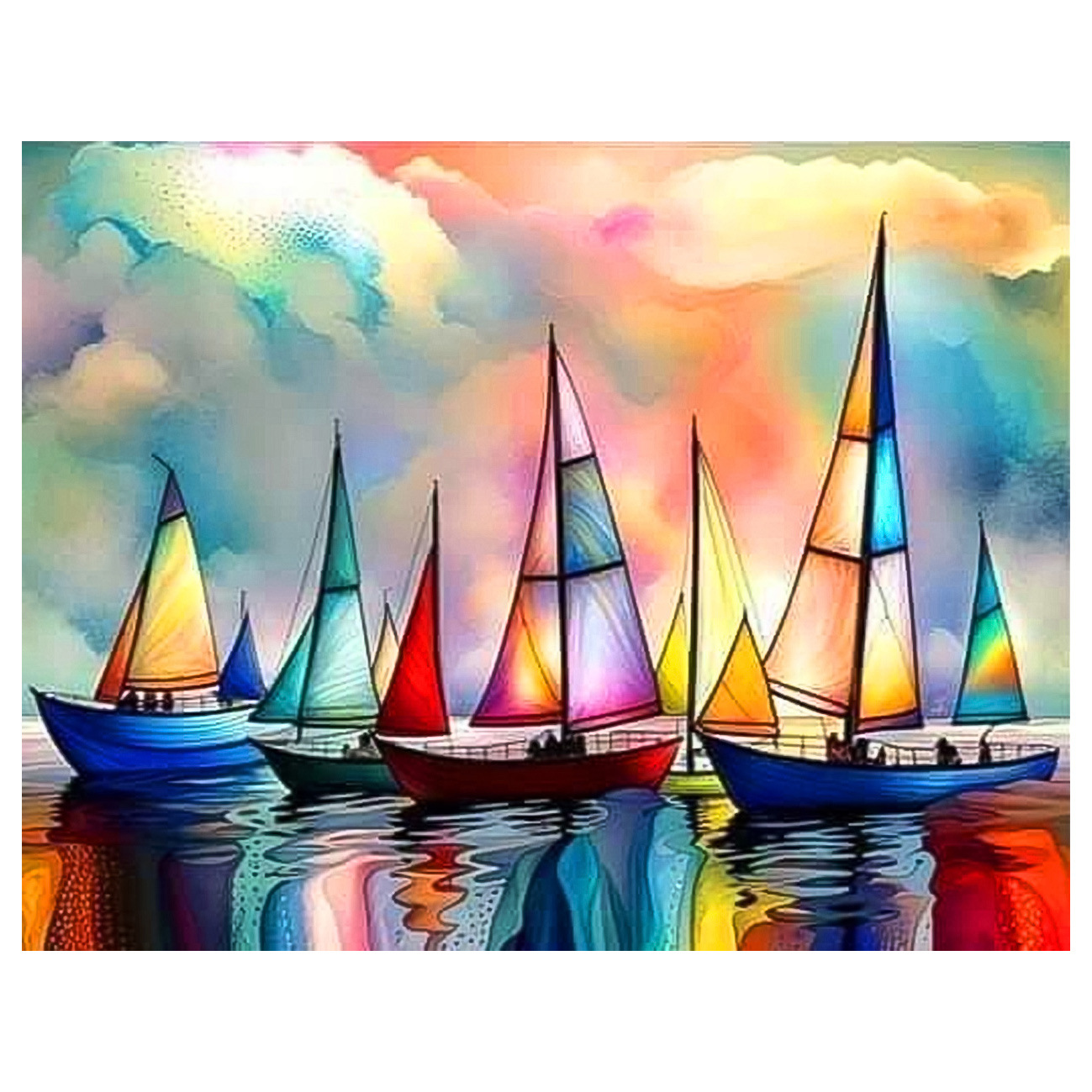 Diamante 5D dibujo de paisaje lleno de diamante cómic cabina bordado de diamantes diy redondo bordado de diamantes dibujo de diamantes a mano decoración para el hogar