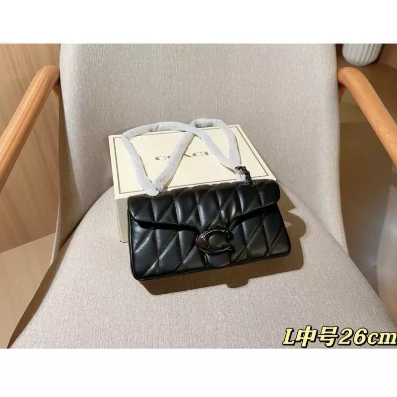 蔻家新款小香风绗缝菱格酒神包Quilting Tabby单肩斜挎链条小方包|undefined