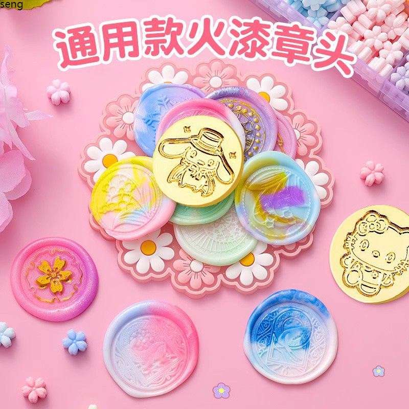 왁스 왁스 봉인 헤드 세트 해리포터 튤립 장미 어린이용 왁스 봉인 풀세트 저렴한 산리 국경