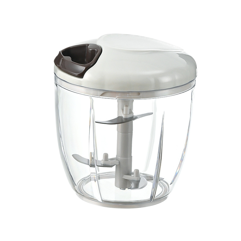 Picadora Manual de Ajo y Verduras a Cuerda de Plástico PP Multifuncional para Cocina