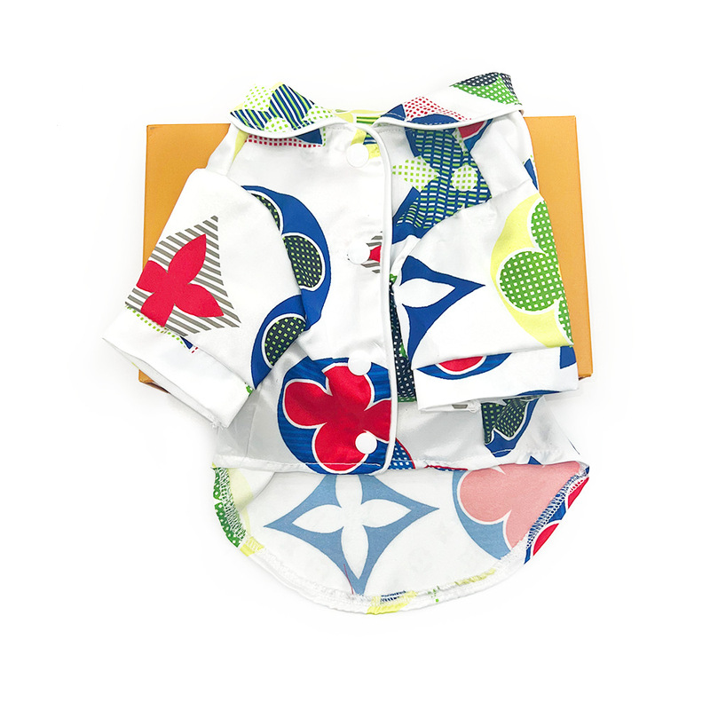 New Pet Clothes Summer Dog Shirt Thin Fadou Teddy Koji Bixiao Cat Trendy Brand ins Clothing