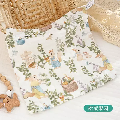 Squirrel orchard-square towel "30*30cm]