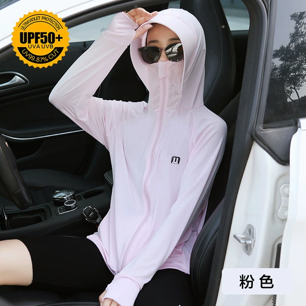 Silk rabbit, fuchsia sun protection clothing