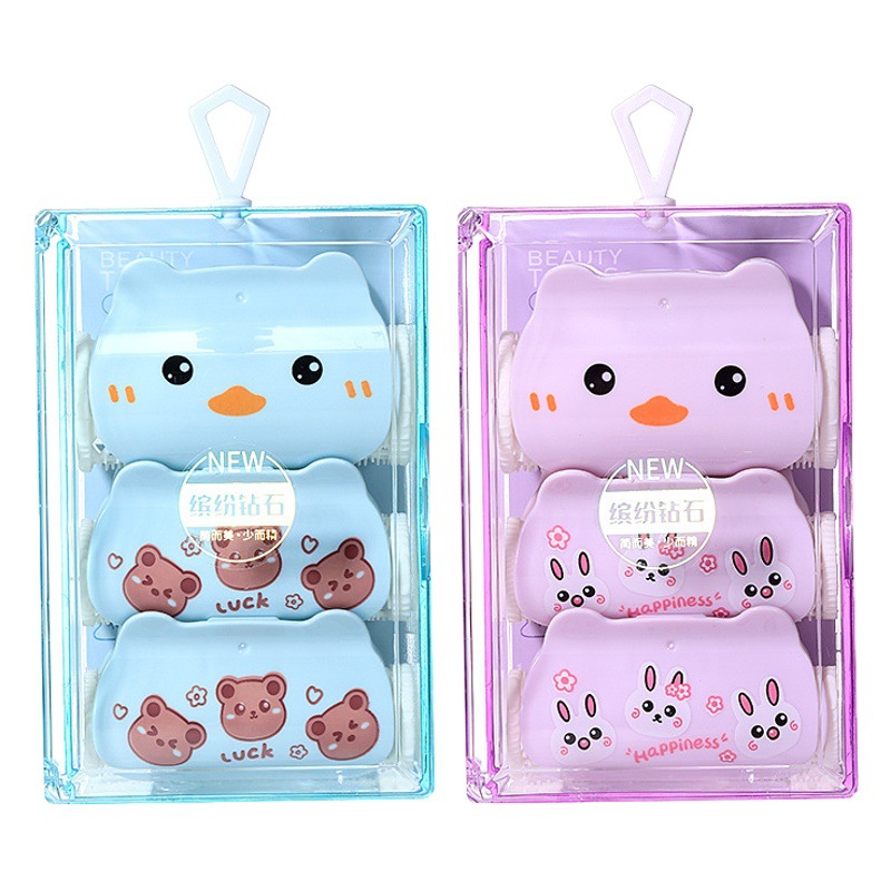 Lmltop dibujos animados rizador combinación traje 3 aire Bangs gran tamaño pequeño rizador SY135