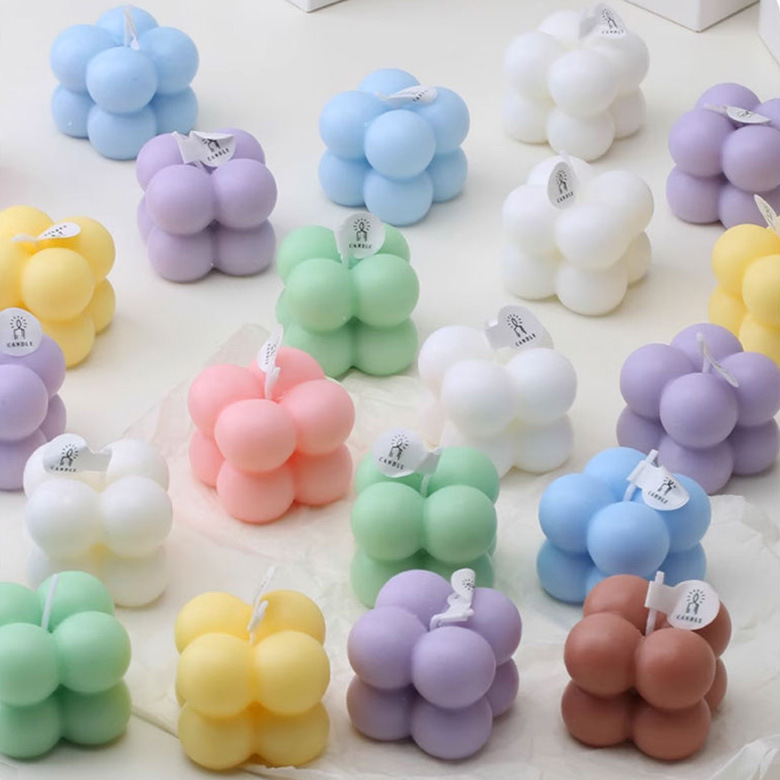 Velas de incienso, pequeños regalos de cumpleaños, fragancia, adornos creativos, velas con regalos de mano, llamas hechas a mano