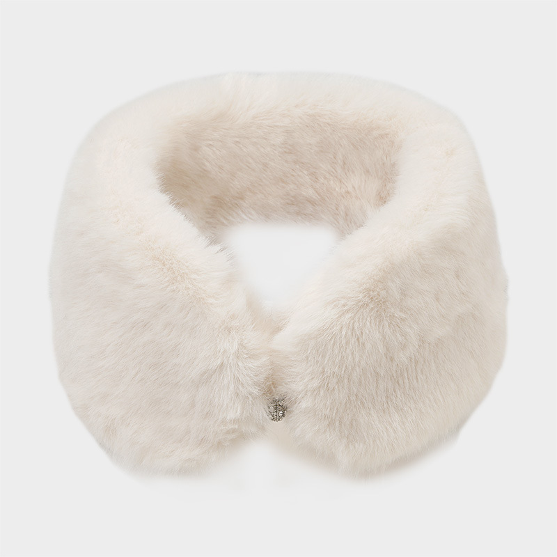 Warmer Kunstfellschal Für Damen Im Korean Style Winter Accessoire_voghion.com