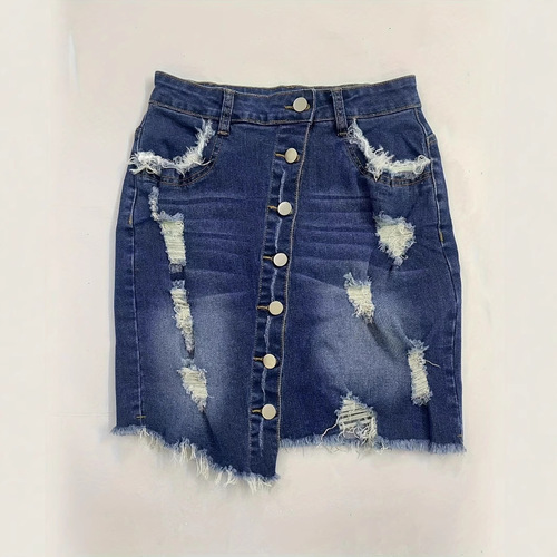 E-commerce Spring New Products Factory Direct Wholesale Denim Skirts Women Plus Size Denim Jeans Short Skirts Wide Leg