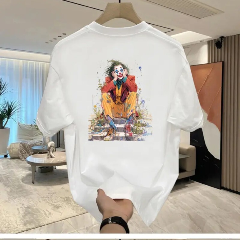 Summer New Men's T-Shirt Trendy Brand Printed Top Light Luxury Fashion Casual Round Neck Short Sleeve T-Shirt Stylish T-Shirt Summer New Men's T-Shirt Trendy Brand Printed Top Light Luxury Fashion Casual Round Neck Short Sleeve T-Shirt Stylish T-Shirt