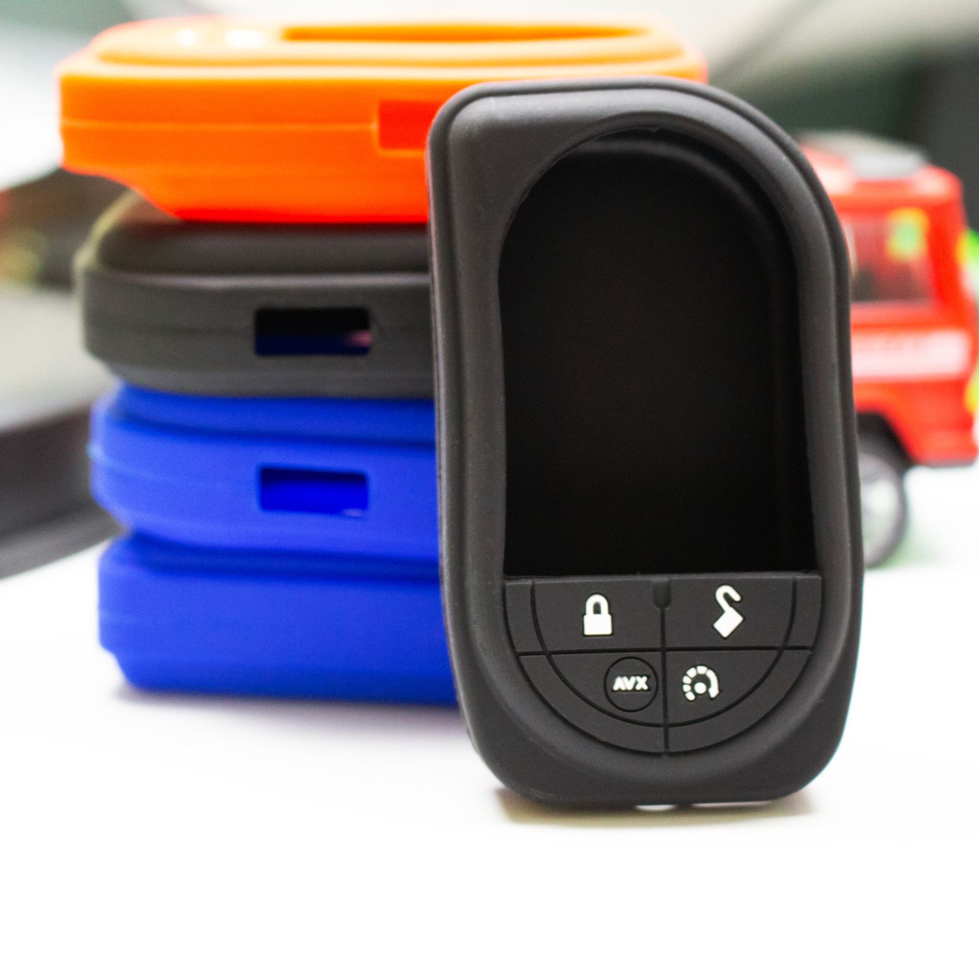 Russian protective cover car key cover silicone anti-theft device protective cover multi-color factory spot
