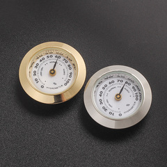 28mm Mini Piano Box Humidity Meter Metal High Precision Cigar Box Cigar Tube Bottle Humidity Gauge H881