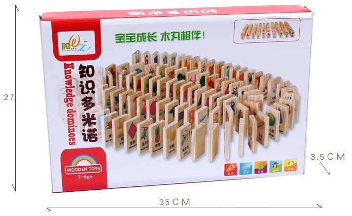 Informática para niños dominó 100 unidades logotipo del coche dominó rompecabezas educación temprana bloques de construcción Juguetes