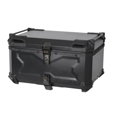 Motorcycle trunk Motorcycle Trunk Waterproof Quick - 65l-all-black-modellarge-cornersembossed-trunkstandard-configuration
