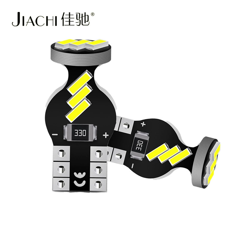 Светодиодная лампа Jiachi T10-4014-9SMD для автомобиля: указатель поворота, внутреннее освещение, подсветка номерного знака, маленькая лампочка W5W