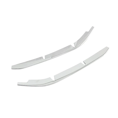 Other Car Modifications | Suitable for 23 - crown-crossover-upper-mesh-trim-silver-2-piece-set