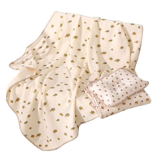 0-1 year old baby shaped pillow, anti-head deflection, universal fixed head shape cotton printed breathable side sleeping pillow for all seasons