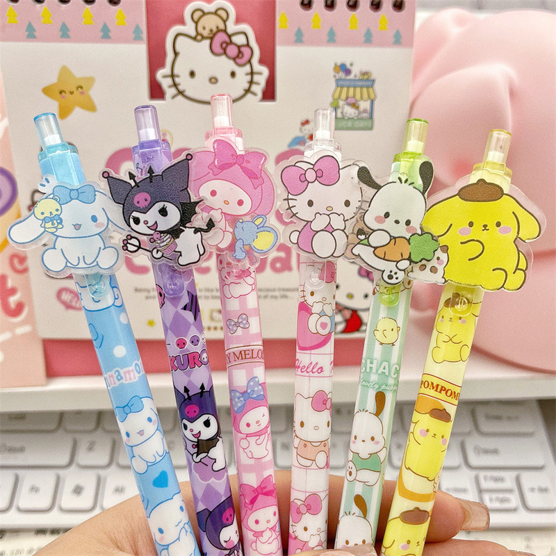New Three-Liou Press Gel Pen Patch Cute High-Value Shape Gel Pen Bullet Signature Pen Wholesale New Three-Liou Press Gel Pen Patch Cute High-Value Shape Gel Pen Bullet Signature Pen Wholesale