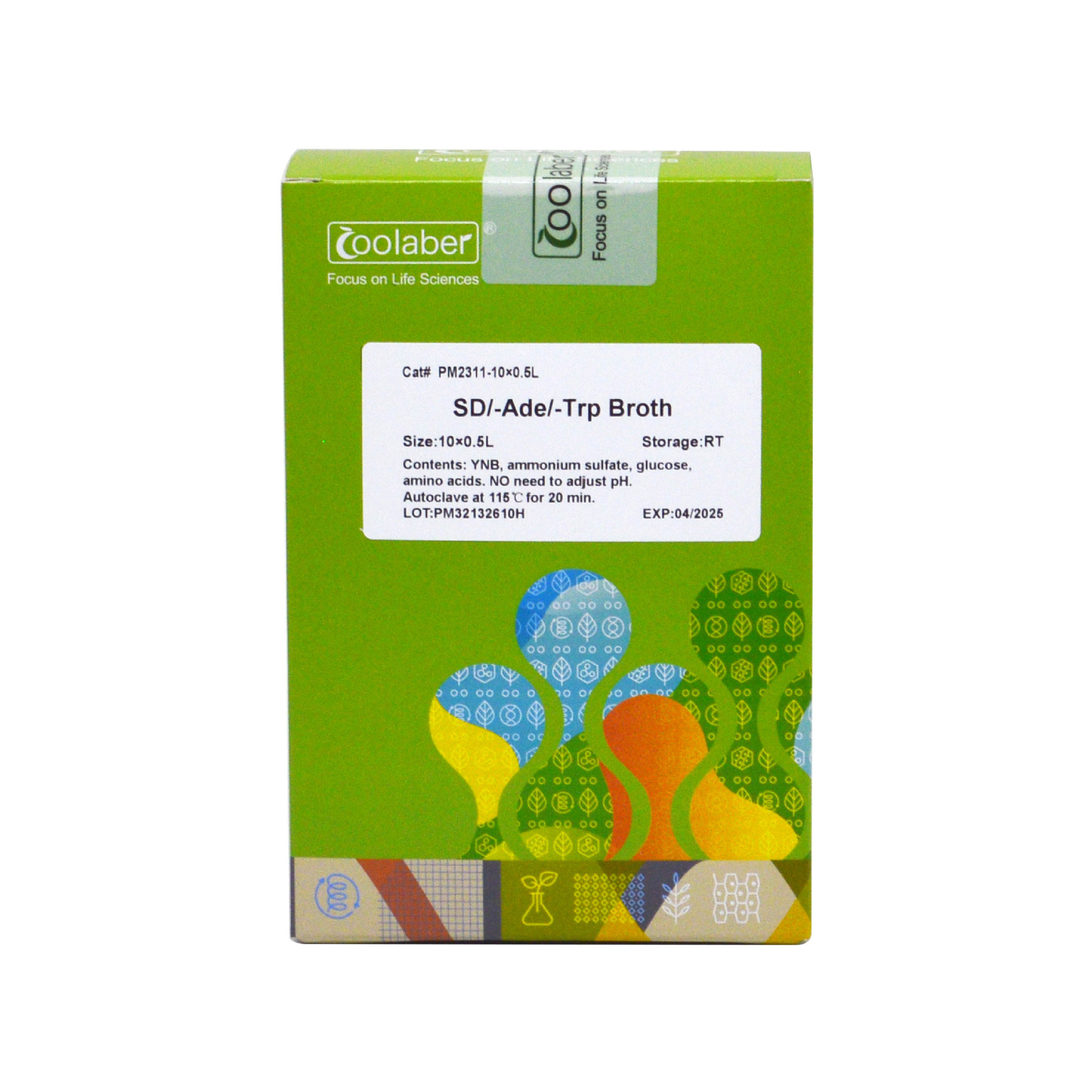 科研用 SD/-Ade/-Trp Broth 酵母双杂 培养基