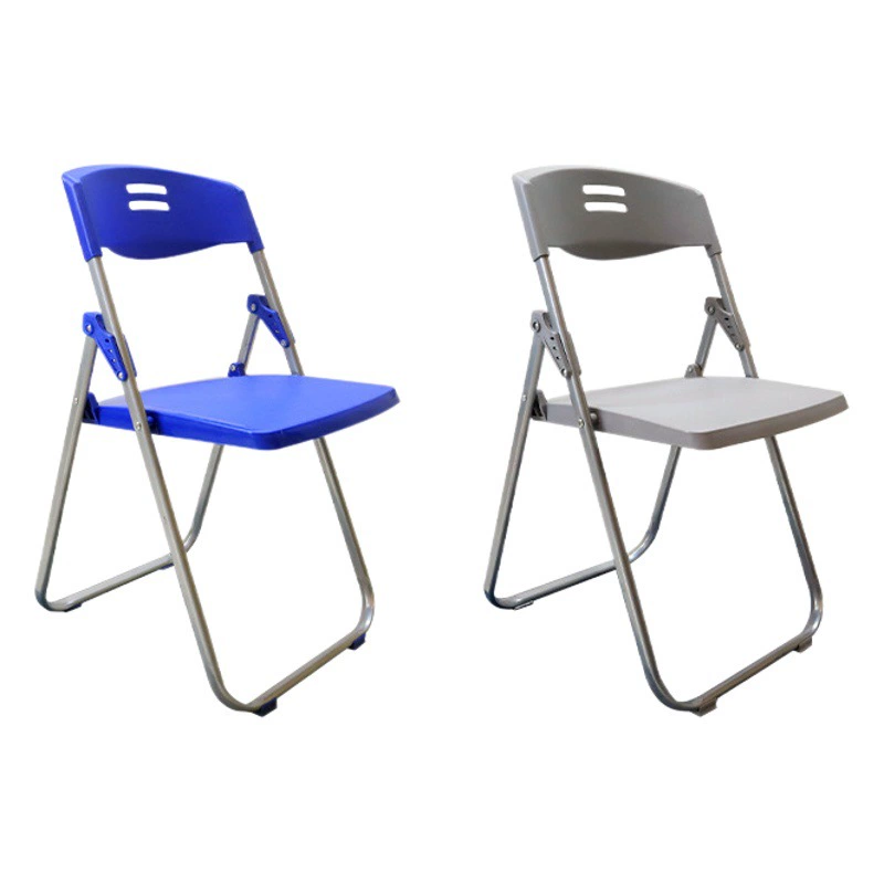 Простой пластиковый портативный складной стул, стул со спинкой для еды, разкладной стул для учебного офиса и компьютера