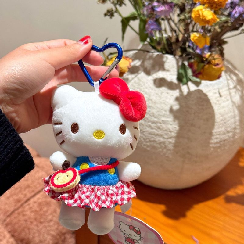 格子裙挎包kitty挂件智秀同款哈喽kitty包包挂饰kt猫送女生礼物|undefined