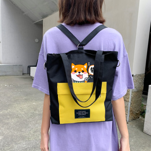 Backpack Women Cartoon Backpack 2024 New Korean Style Trendy Oxford Cloth Fashion Versatile Ladies Travel Small Bag Wholesale