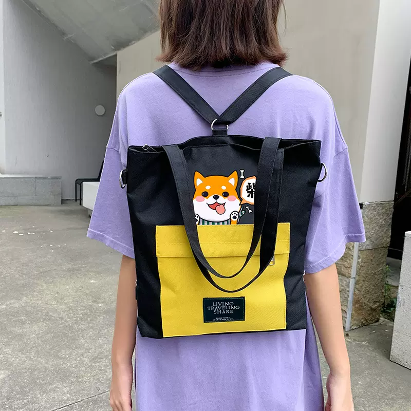 双肩包女卡通背包2024新款韩版潮牛津布时尚百搭女士旅行小包批发