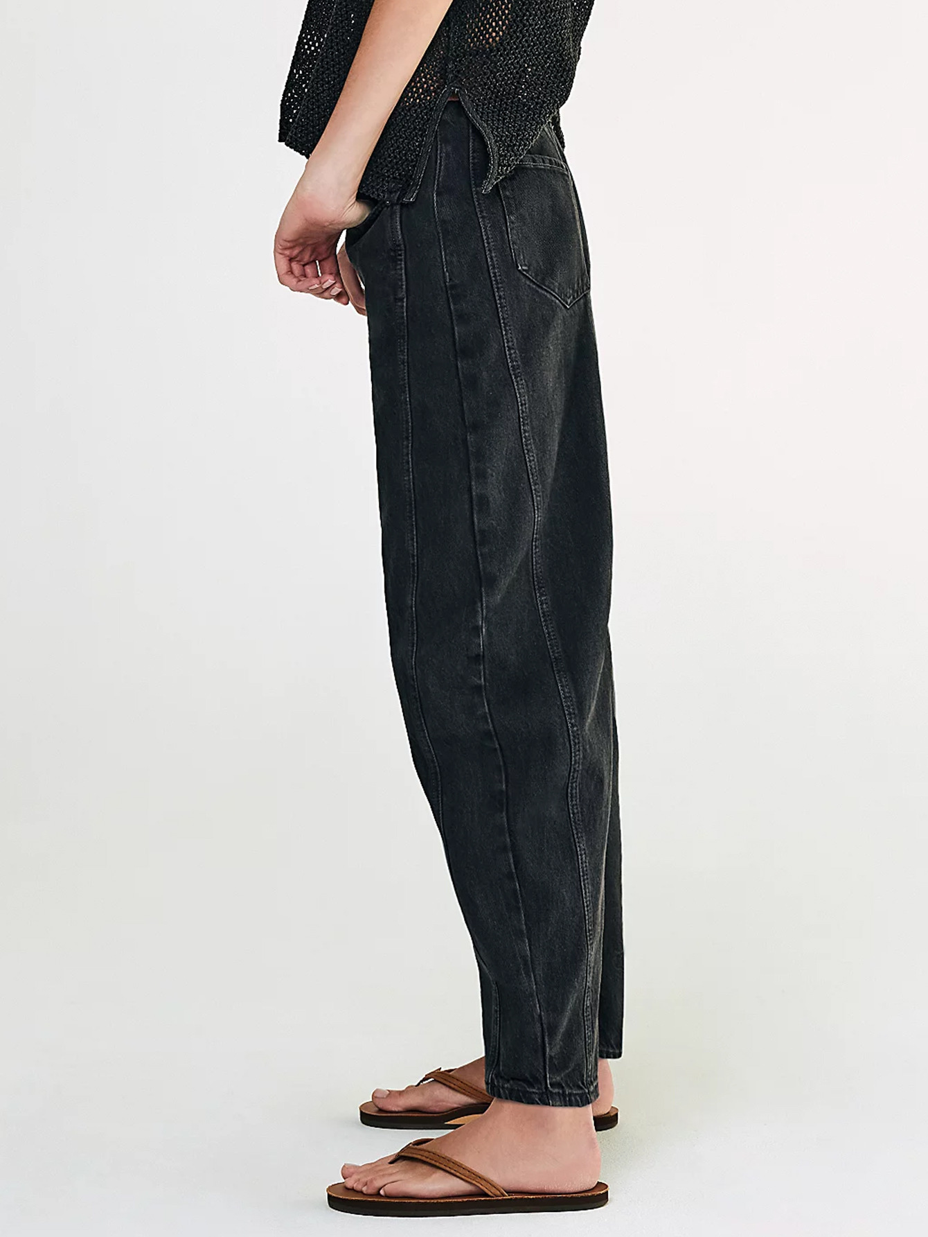 2023 New Cross-Border European And American Hot-Selling Fashion Casual Wide-Leg Loose Jeans For Women Mid-Low Waist_ecoleips.com