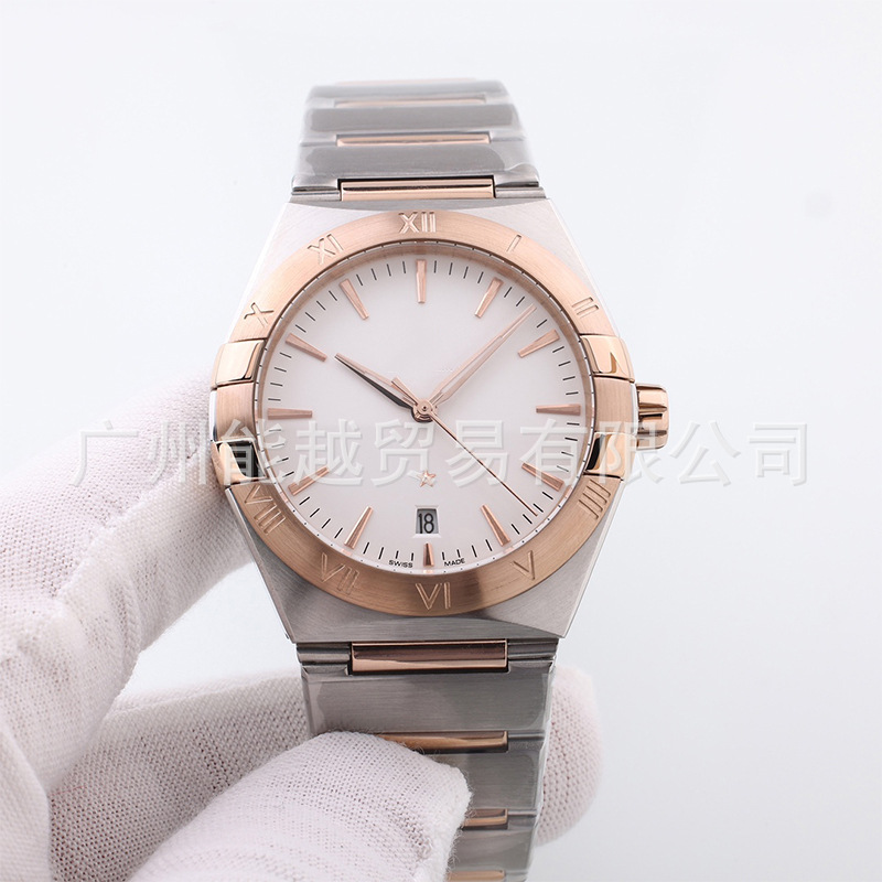 Cross-Border Oujia Constellation New Fifth Generation Fully Automatic Mechanical Men's Steel Band Watch Export Model 49