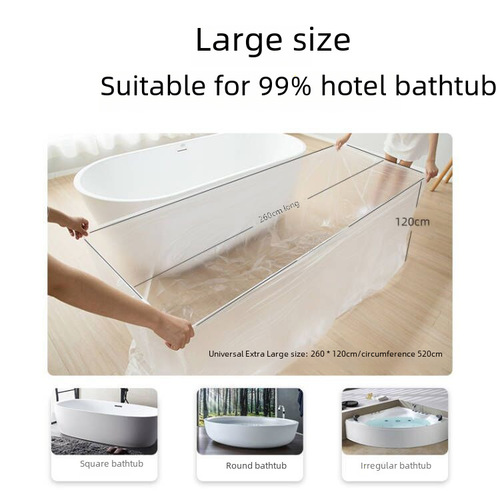 One-time use bathtub liner, hotel disposable toiletries packaging bag, bath bag, disposable bathtub liner