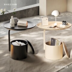 工厂速发可移动茶几置物架卧室床头柜创意阳台角几小圆桌沙发边几