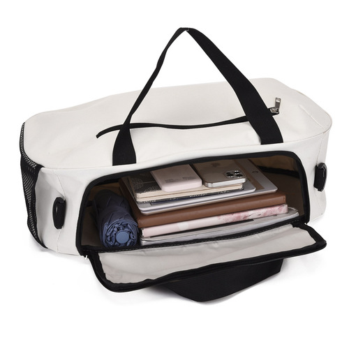 Factory direct sales large-capacity travel bag with printable logo sports fitness bag Oxford cloth luggage bag