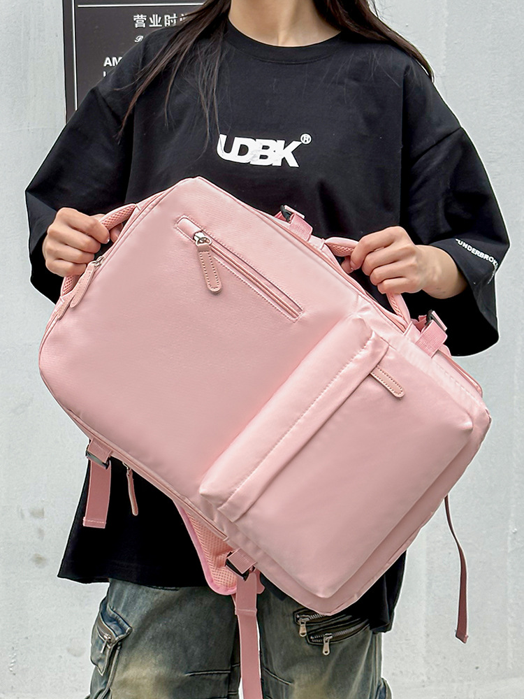 Bolso de equipaje empresarial escalable multifuncional transfronterizo de gran capacidad, mochila, mochila escolar resistente al desgaste e impermeable, bolsa de viaje