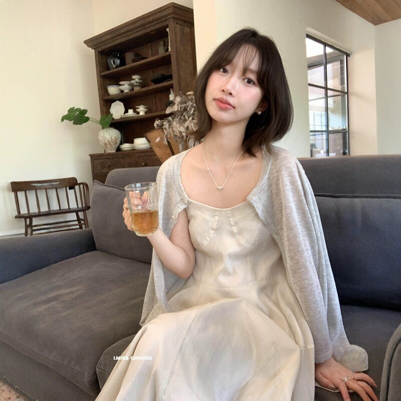 Imiss Summer Korean-Style Gentle Casual Versatile Slim-Fit Lace Collar Sun-Protective Knit Cardigan R01385 Imiss Summer Korean-Style Gentle Casual Versatile Slim-Fit Lace Collar Sun-Protective Knit Cardigan R01385