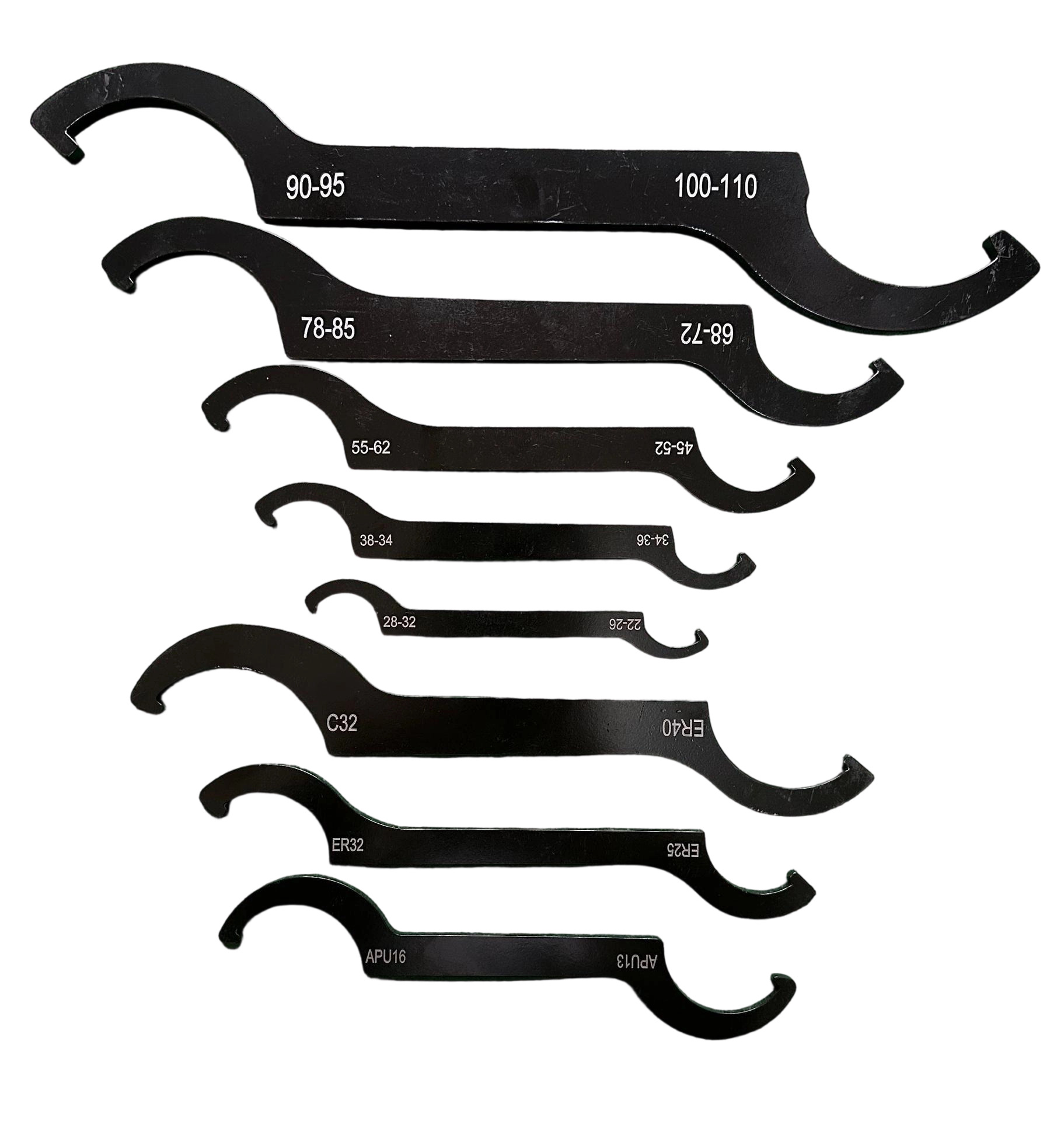 C형 공작기계 + ER 공작기계 더블 헤드 신형 8종 세트