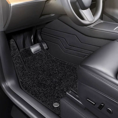Modelə uyğun ayaqaltı | Yl360 Soft-Packed Car Floor Mats - solvent-free-silicone-imitation-cashmere-thick-style