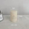 Candle cylindrical medium number