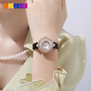 Fashionable elegant watch, advanced quartz belt, Korean style, high-quality style