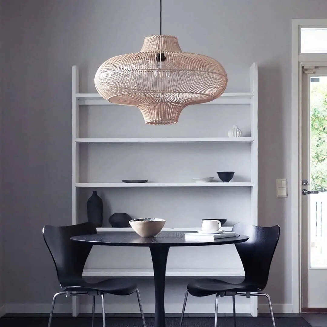 Lámparas de madera ovejas estilo japonés sala de estar dormitorio comedor vintage ratán Pastoral Hotel B & B Sudeste de Asia araña de ratán