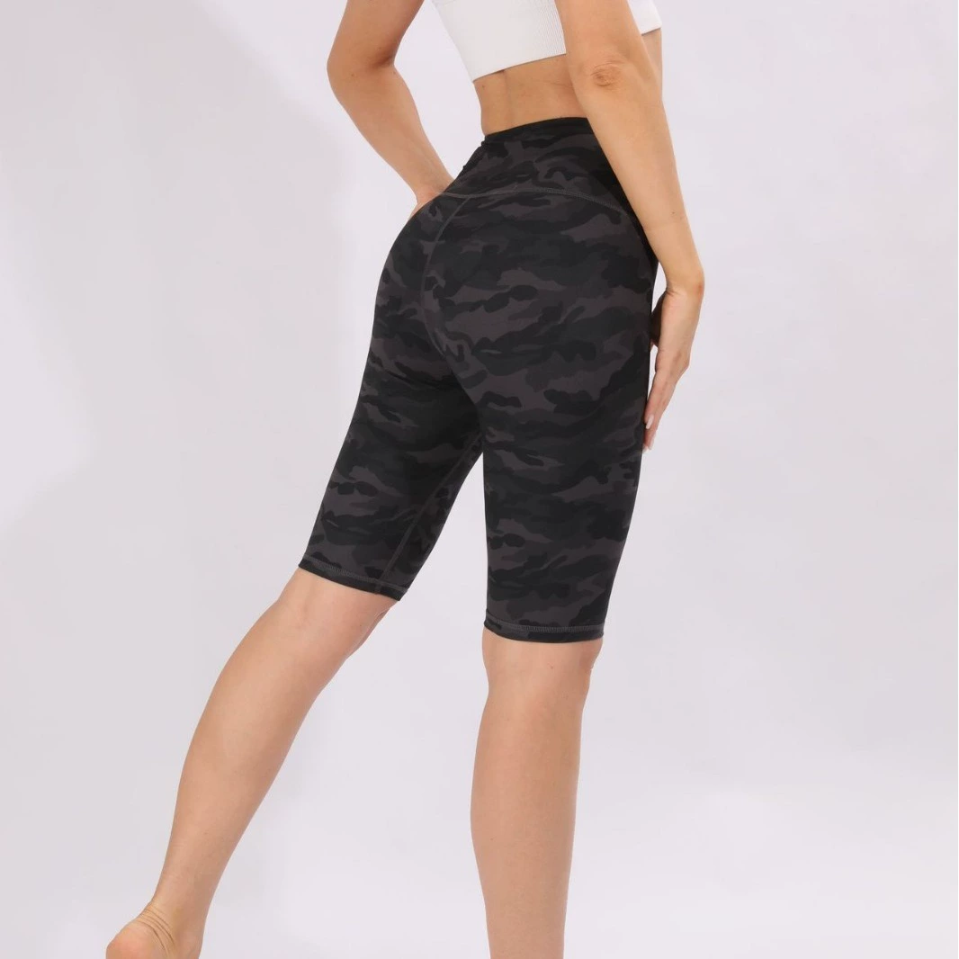 Спортивные леггинсы Amazon Wish с эффектом подтяжки ягодиц, камуфляжным принтом, текстурой «вторая кожа», для йоги, утягивающие, с высокой талией