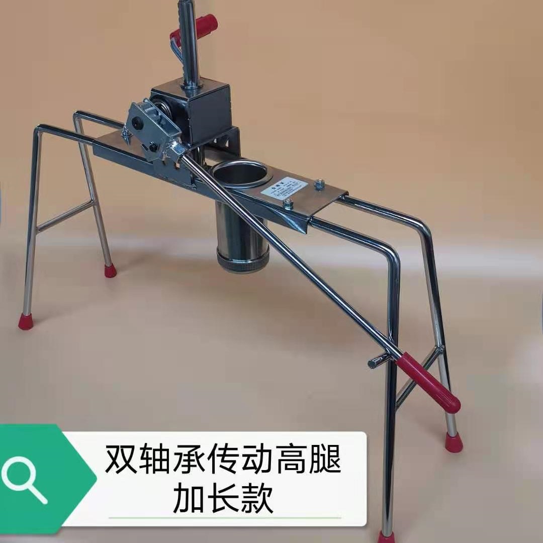 厂家直销双轴承传动家用饸饹机手动河捞机饸烙面机饸饹床子河络机