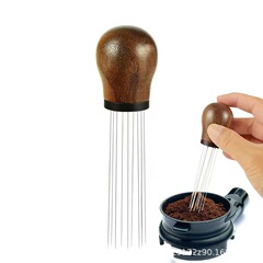 クロスボーダー専用コーヒー布粉器ステンレスエスプレッソコーヒーマシン補助神器十針金散粉器