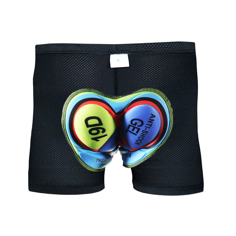 Silicone Cushion Cycling Shorts Men's Road Race Bicycle Equipment Wholesale Underwear Breathable and Comfortable