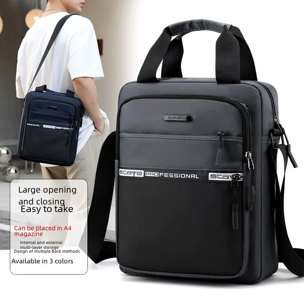 Summer New Style Crossbody Bag, Simple Men's Bag, Fashionable Large-Capacity Backpack, Men's Casual Bag, Handbag Wholesale