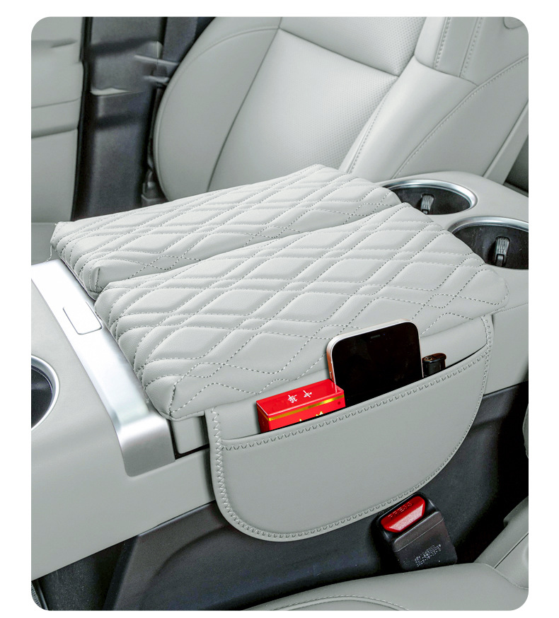 Armrest Box Protective Cover Pad Leather for Denza D9/N7/N8