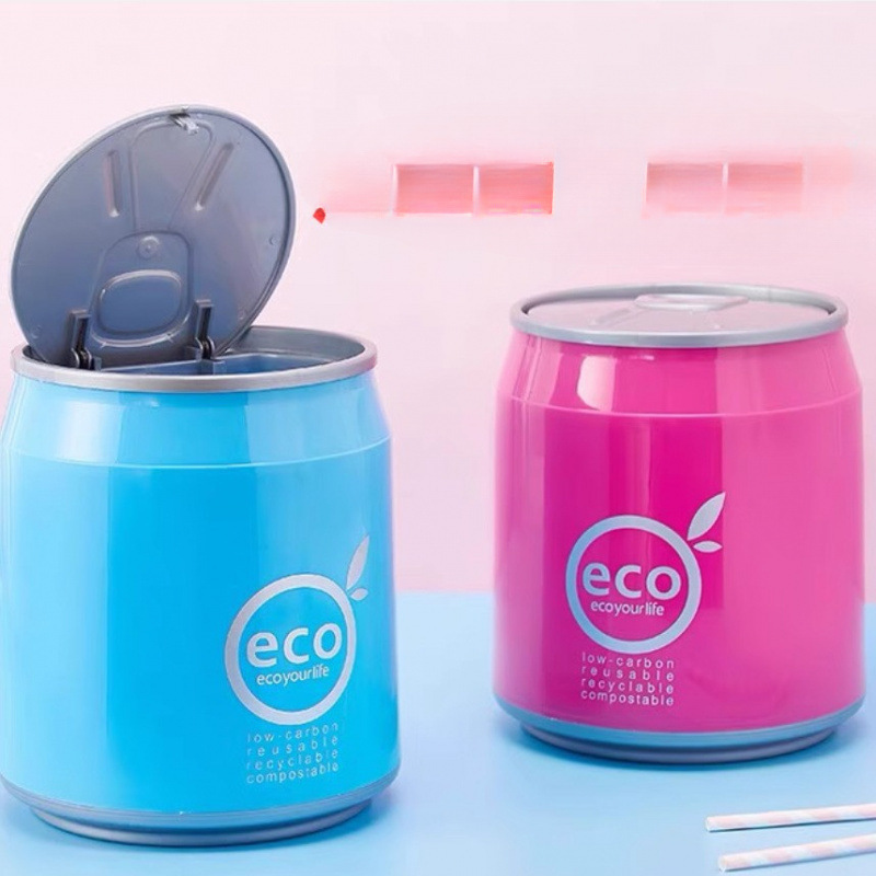 包邮家用按压弹盖可乐垃圾桶客厅厨房垃圾箱卫生间带盖轻奢高级感