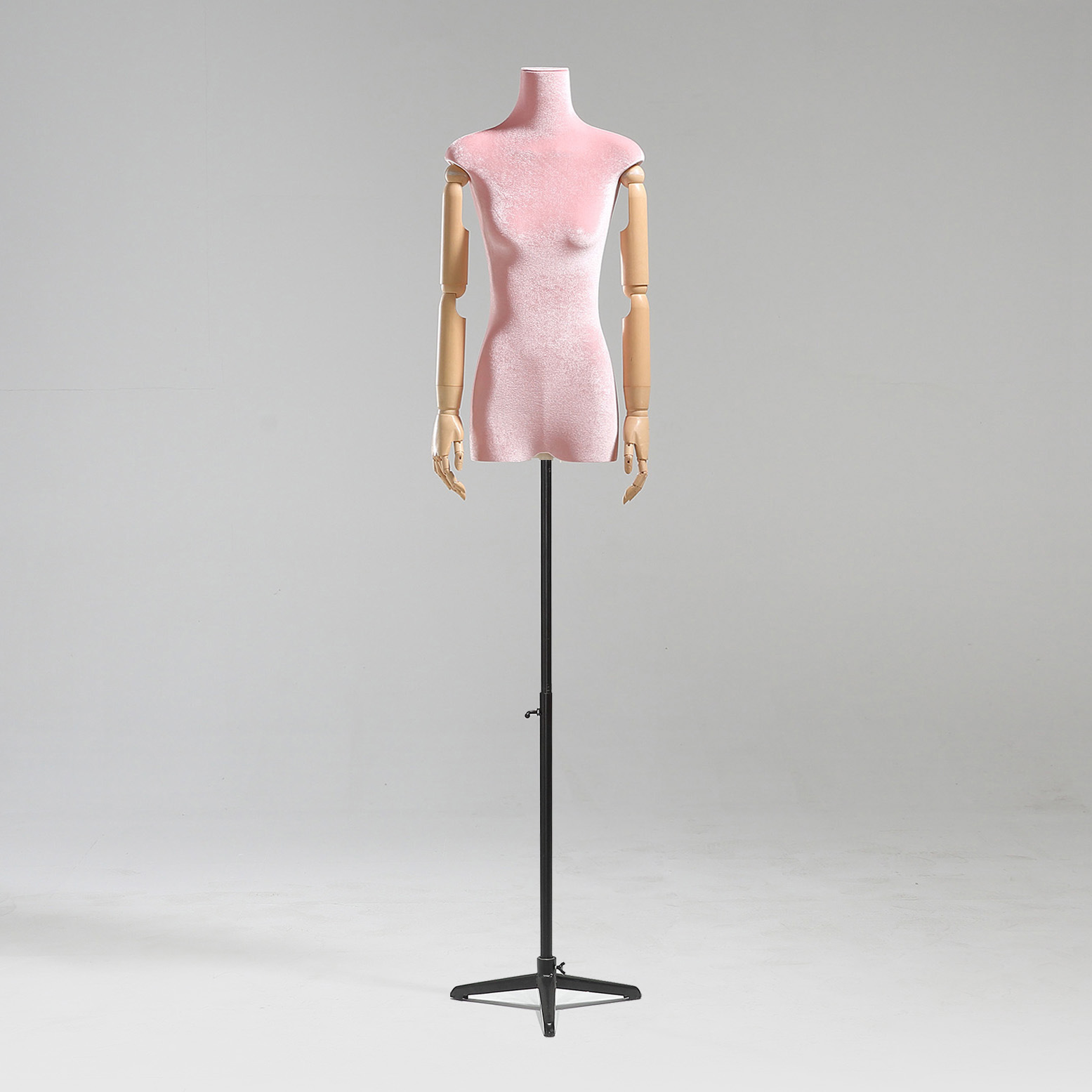 Modelo de tienda de ropa estante de exhibición de terciopelo pecho plano cuerpo plano ropa de mujer modelo de busto accesorios ventana estante modelo de plataforma image 67