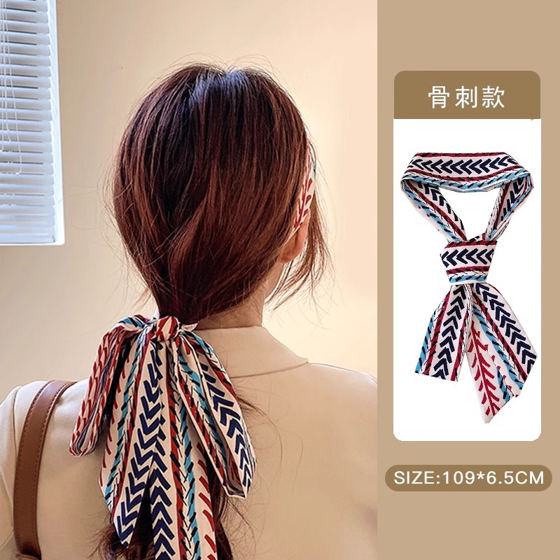 Dulce cabello roto, cinta, cuerda para el cabello, pañuelo de seda para el cabello atado de hadas francesas, lazo de alta calidad, cabello trenzado, una pieza, cuerda para el cabello, accesorios para el cabello