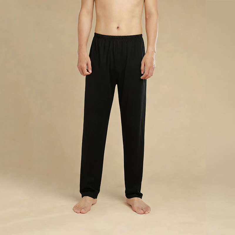 Ruimvallende, zeer elastische shorts voor heren met vijf punten, comfortabel, ademend en huidvriendelijk, geschikt om in te slapen en als bovenkleding. Eenvoudig, dun model voor thuis loungen._voghion.com