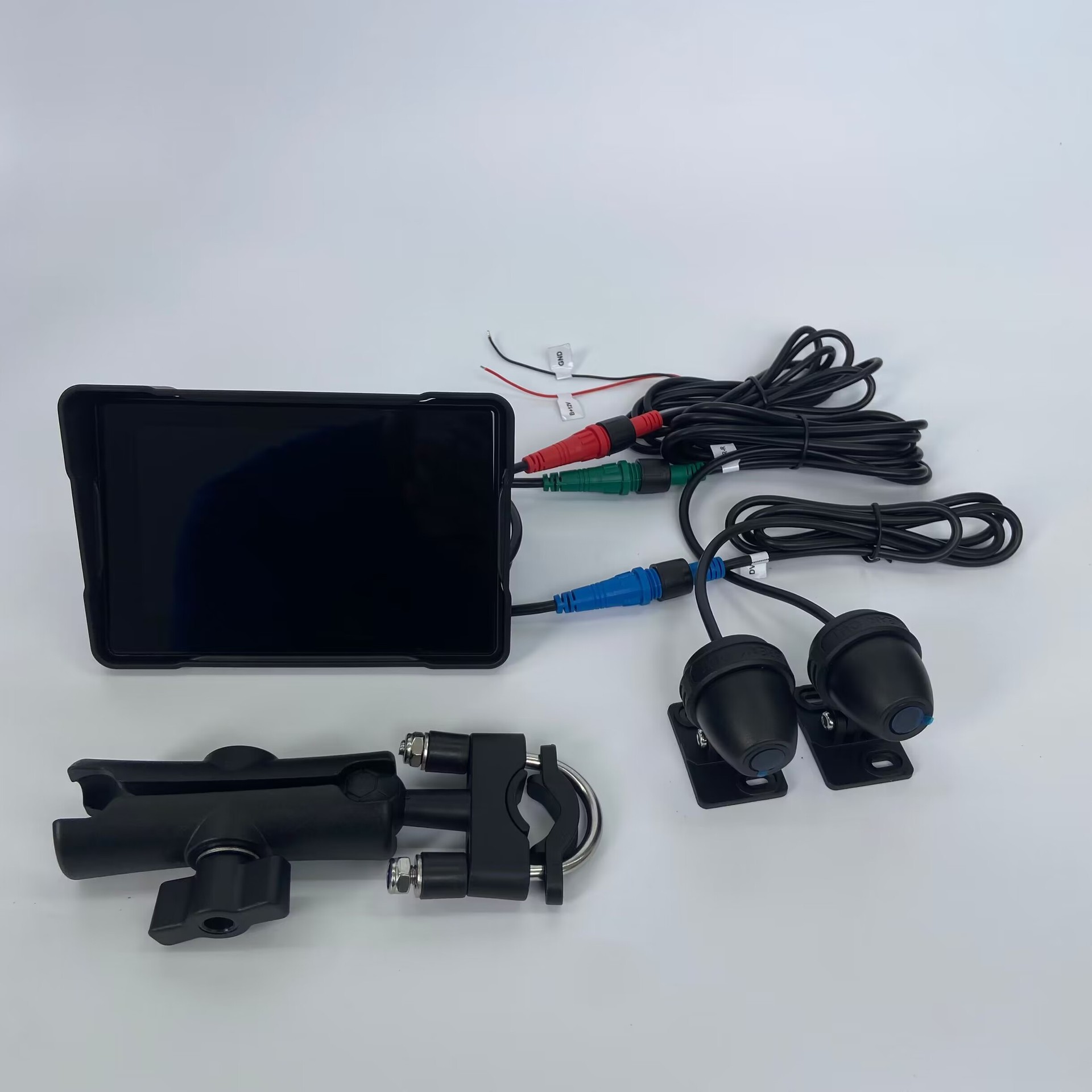 Waterproof motorcycle driving recorder touch screen motorcycle car machine Carplay recorder auto wireless bluetooth