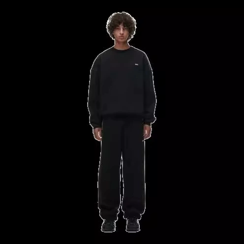 Трансграничная внешняя торговля Круглый воротник свитник брюки с длинными рукавами 6PM вышивка плюс бархат